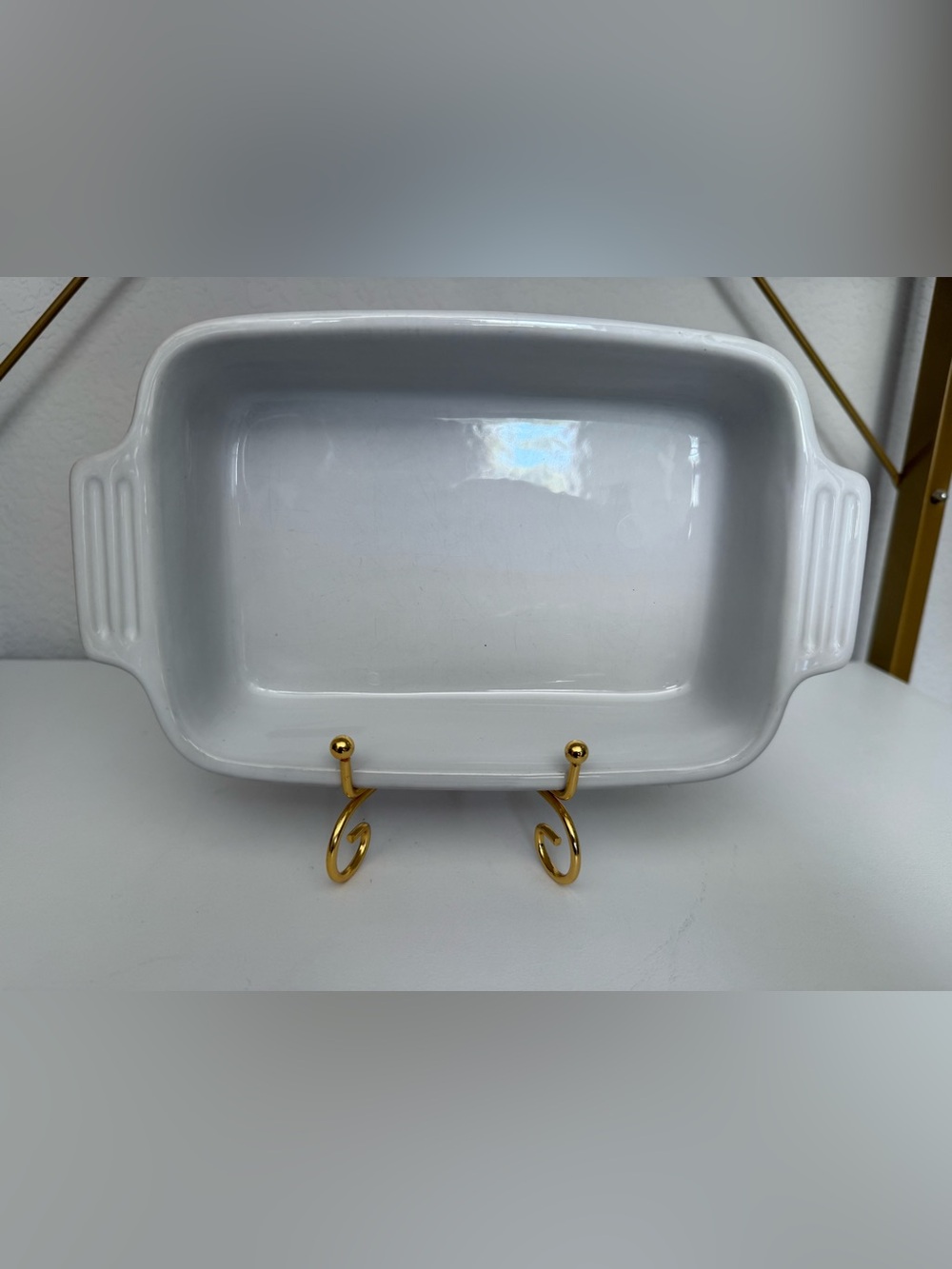 Le Creuset Stoneware Mini Baking Dish White 17-21